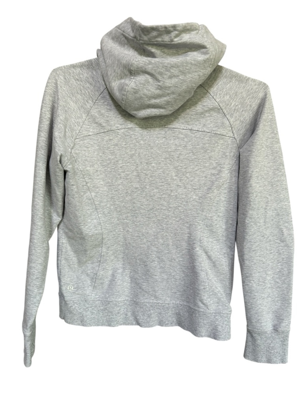 Lululemon Scuba Pullover Heathered Core Ultra Light Grey size 4 - Picture 5 of 8